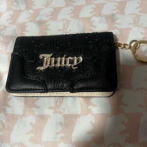 Juicy Couture Black Keychain Wallet